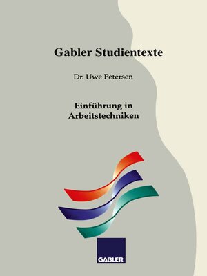 cover image of Einführung in Arbeitstechniken
